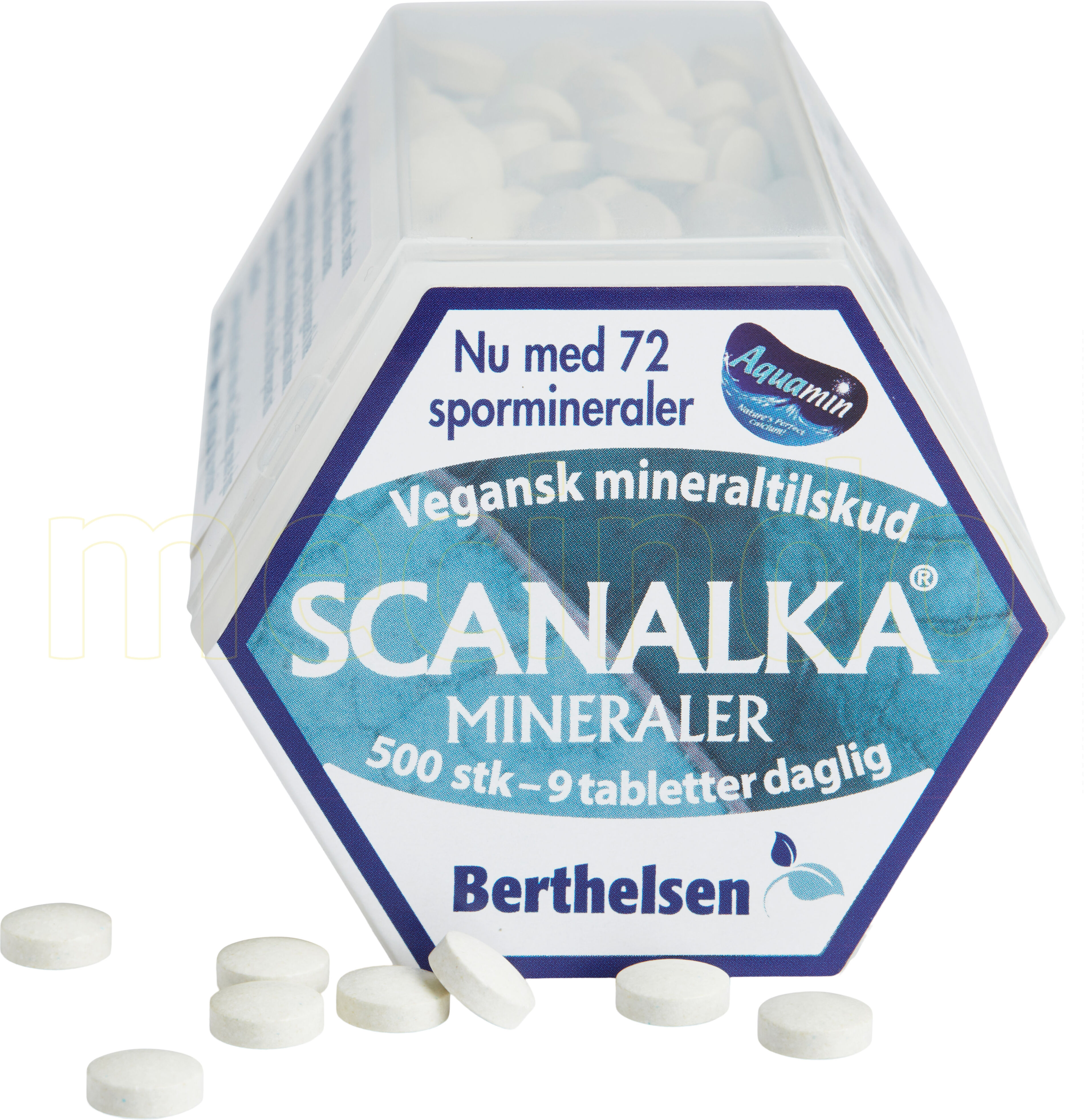 Berthelsen Scanalka Mineraler - 500 Tabletter