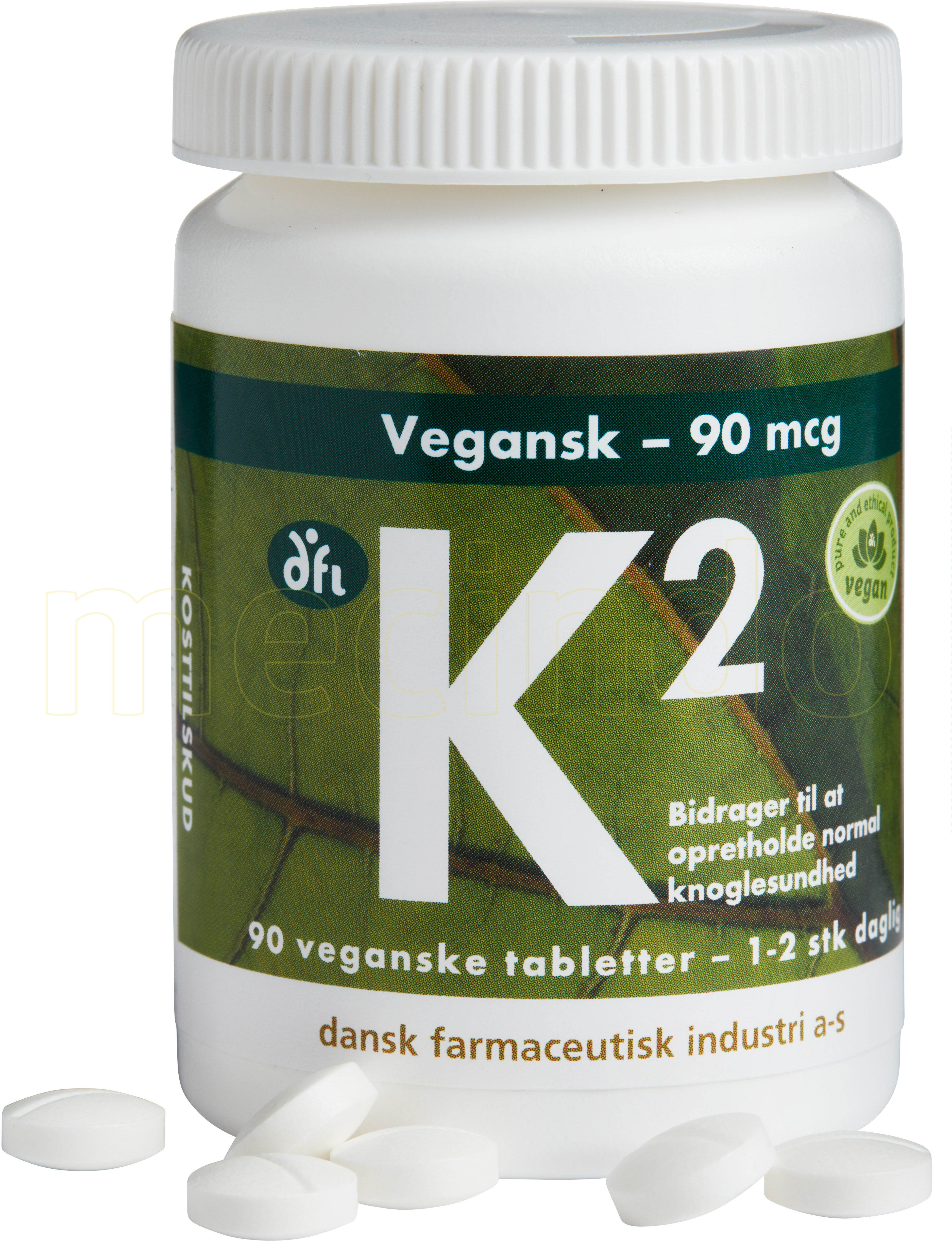 DFI K2 Vitamin 90 Mcg - 90 Tabletter