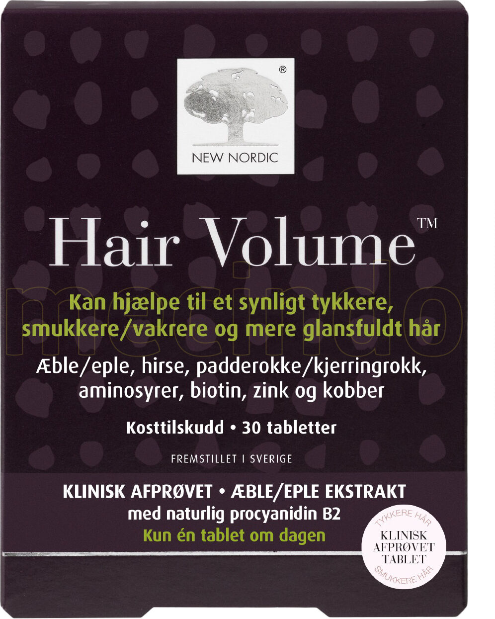 New Nordic Hair Volume - 30 Tabletter