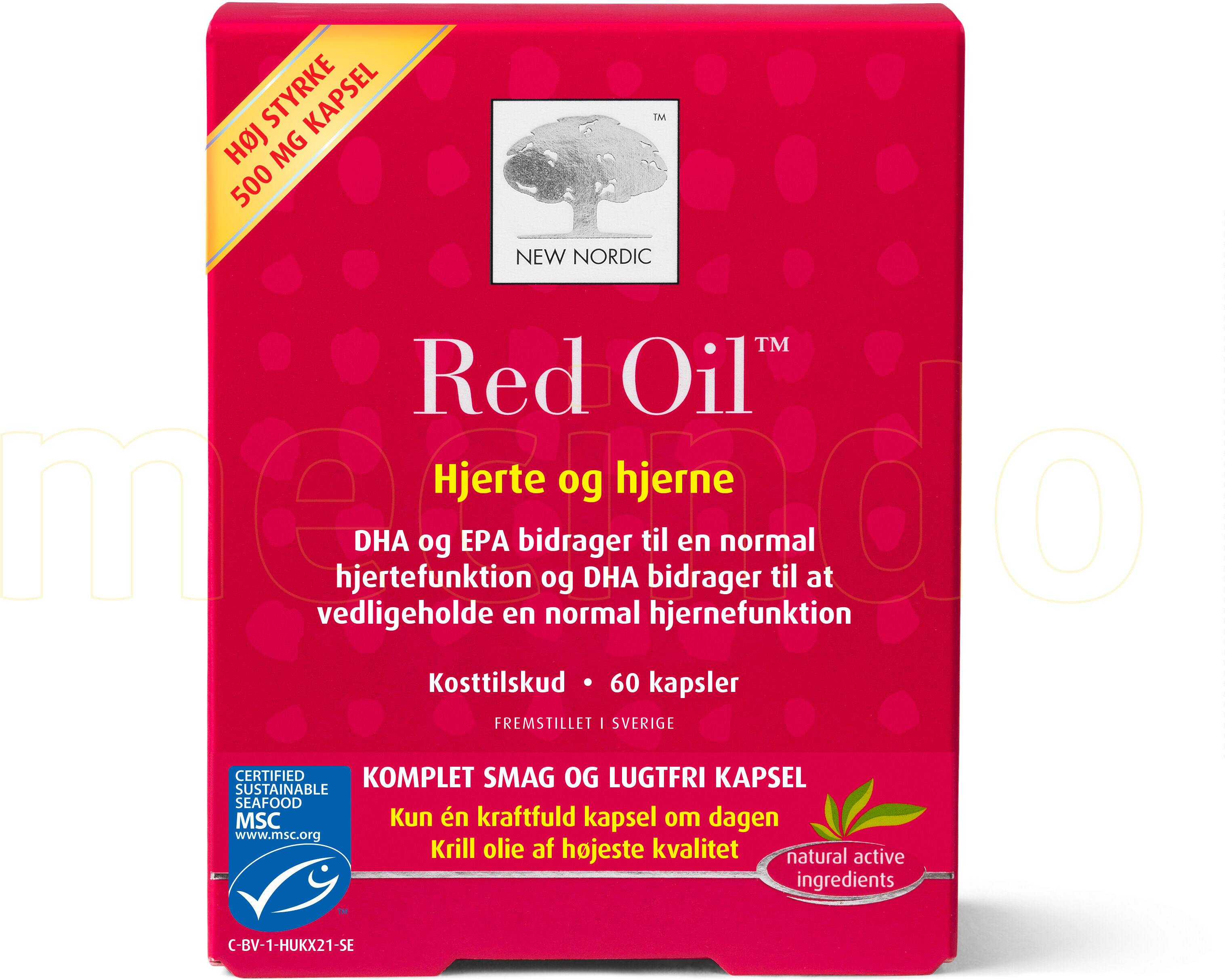 New Nordic Red Oil - Krill Olie - 60 Kapsler