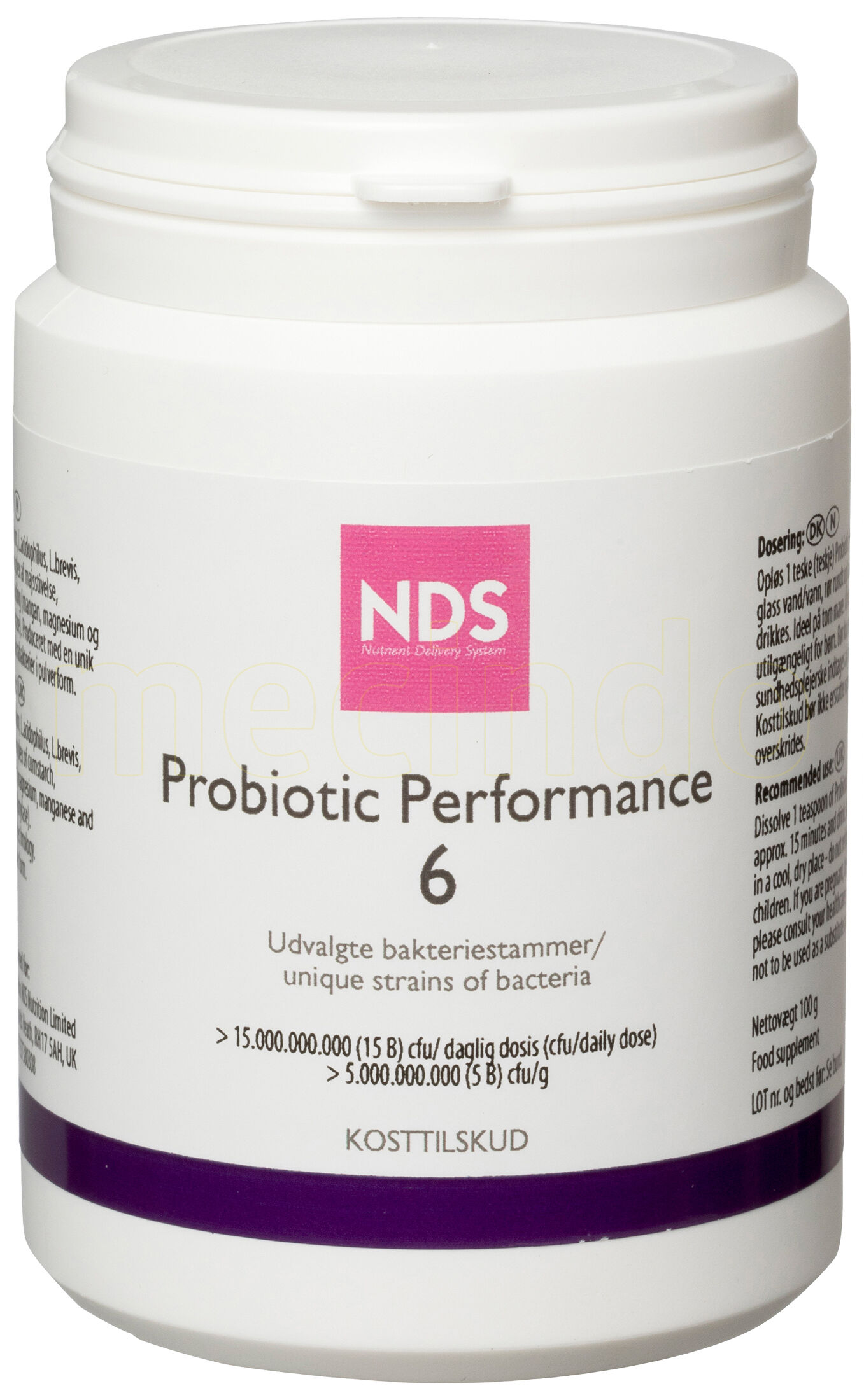 NDS Probiotic Performance 6 - 100 g