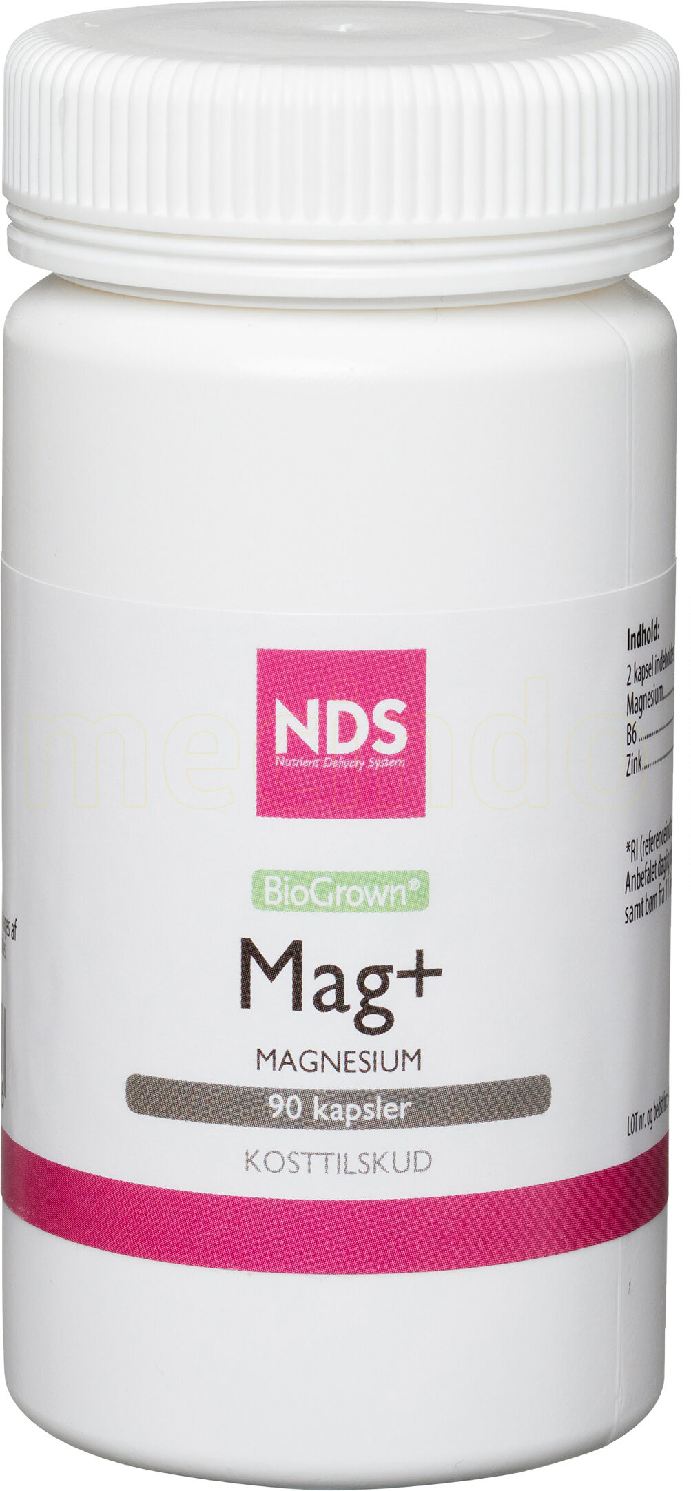 NDS Mag+ Magnesium - 90 Kapsler