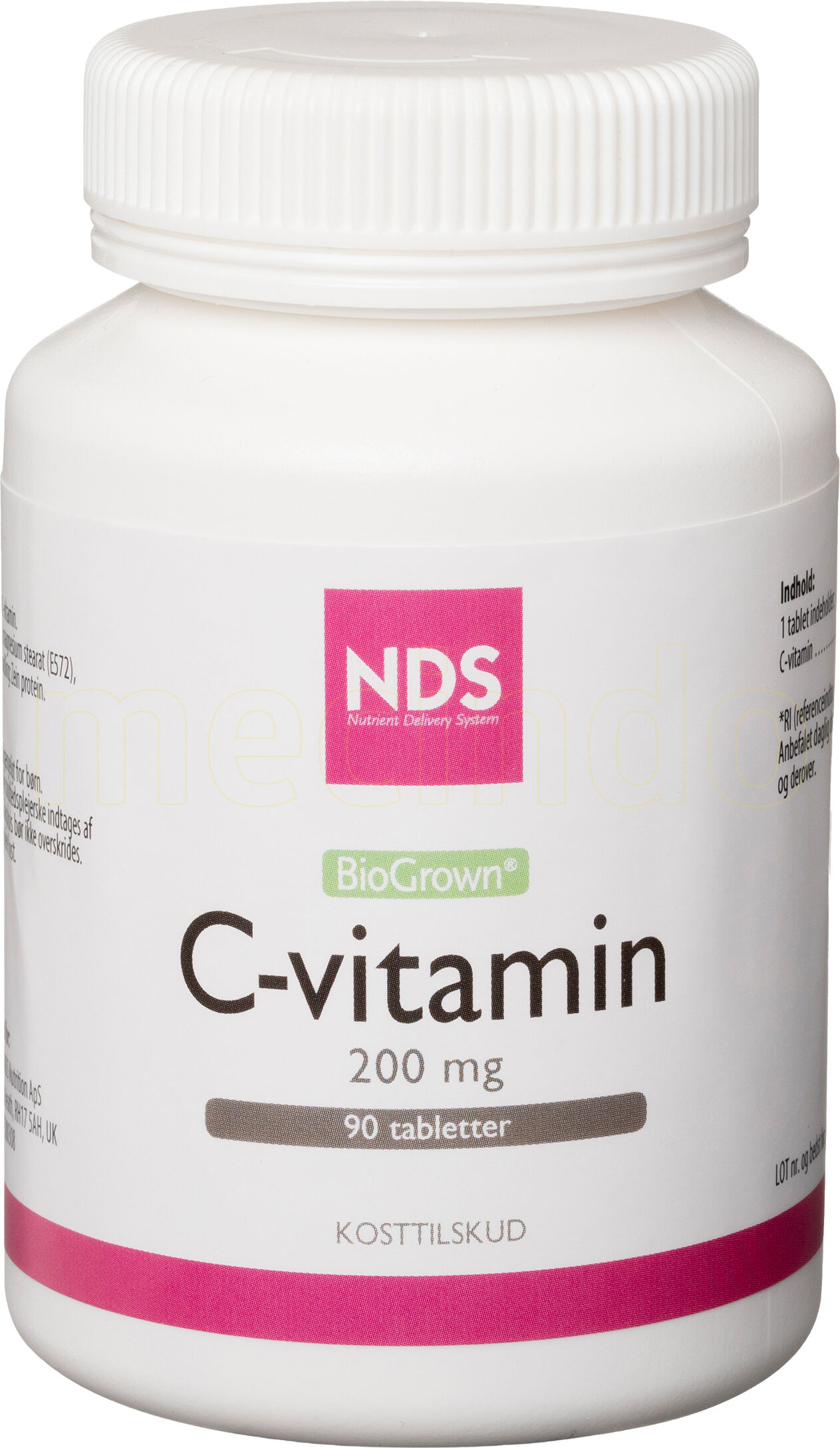 NDS C-200 Vitamin - 90 Tabletter