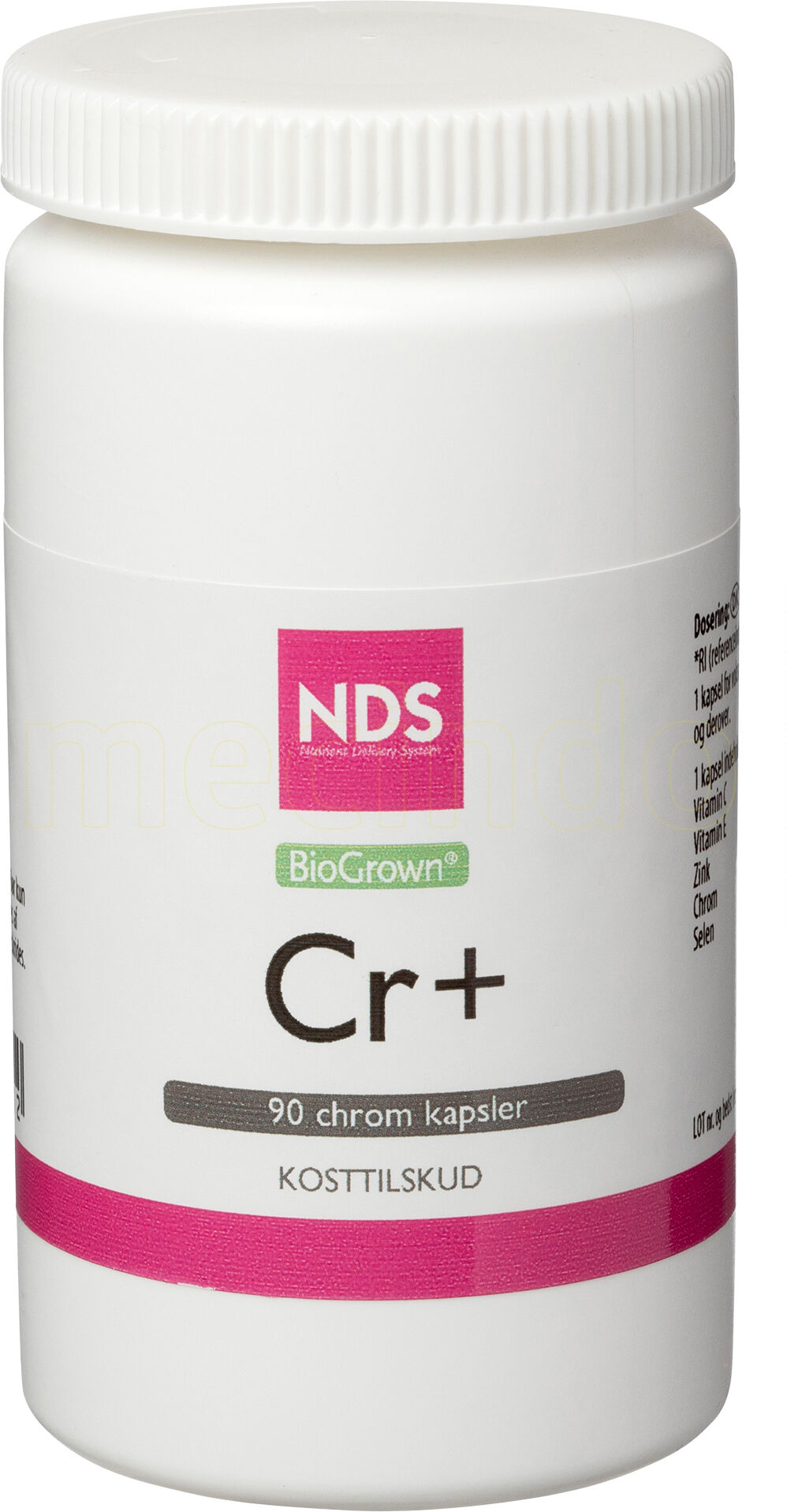 NDS Cr+ Kromtablett 60mcg - 90 Tabletter