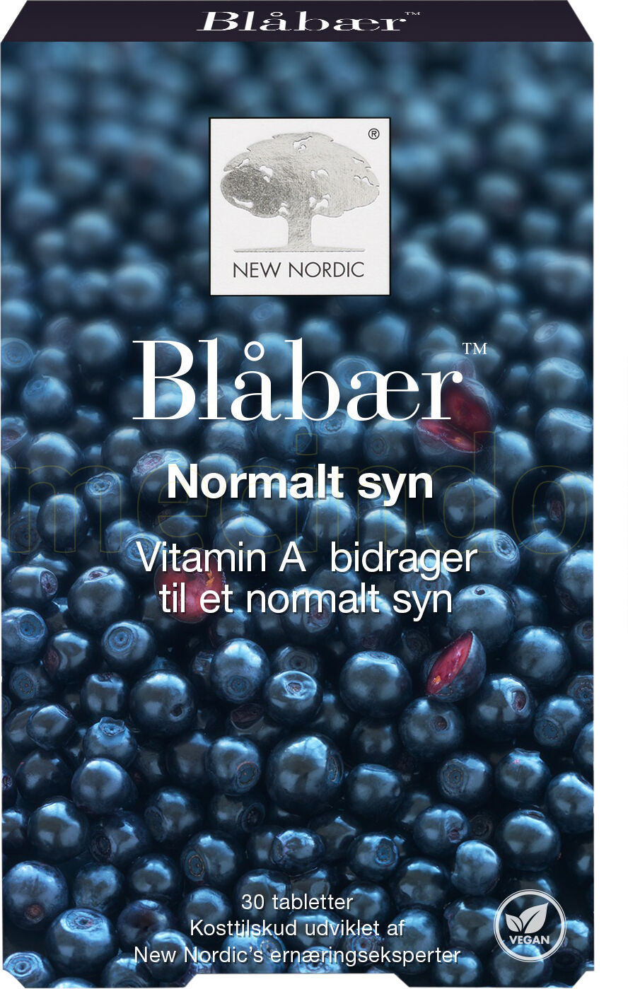 New Nordic Blåbærpillen - 30 Tabletter