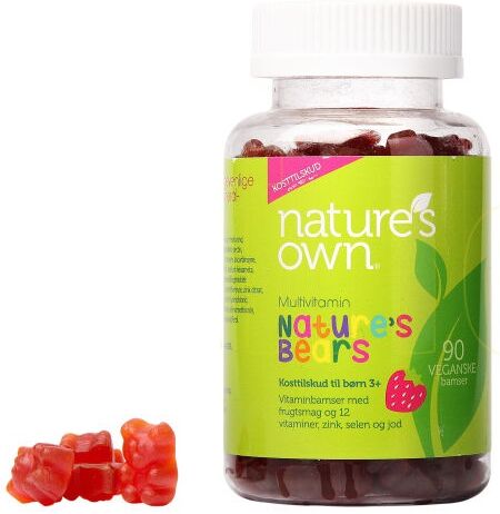 Natures Own Multivitaminer Natures Bears - 90 stk