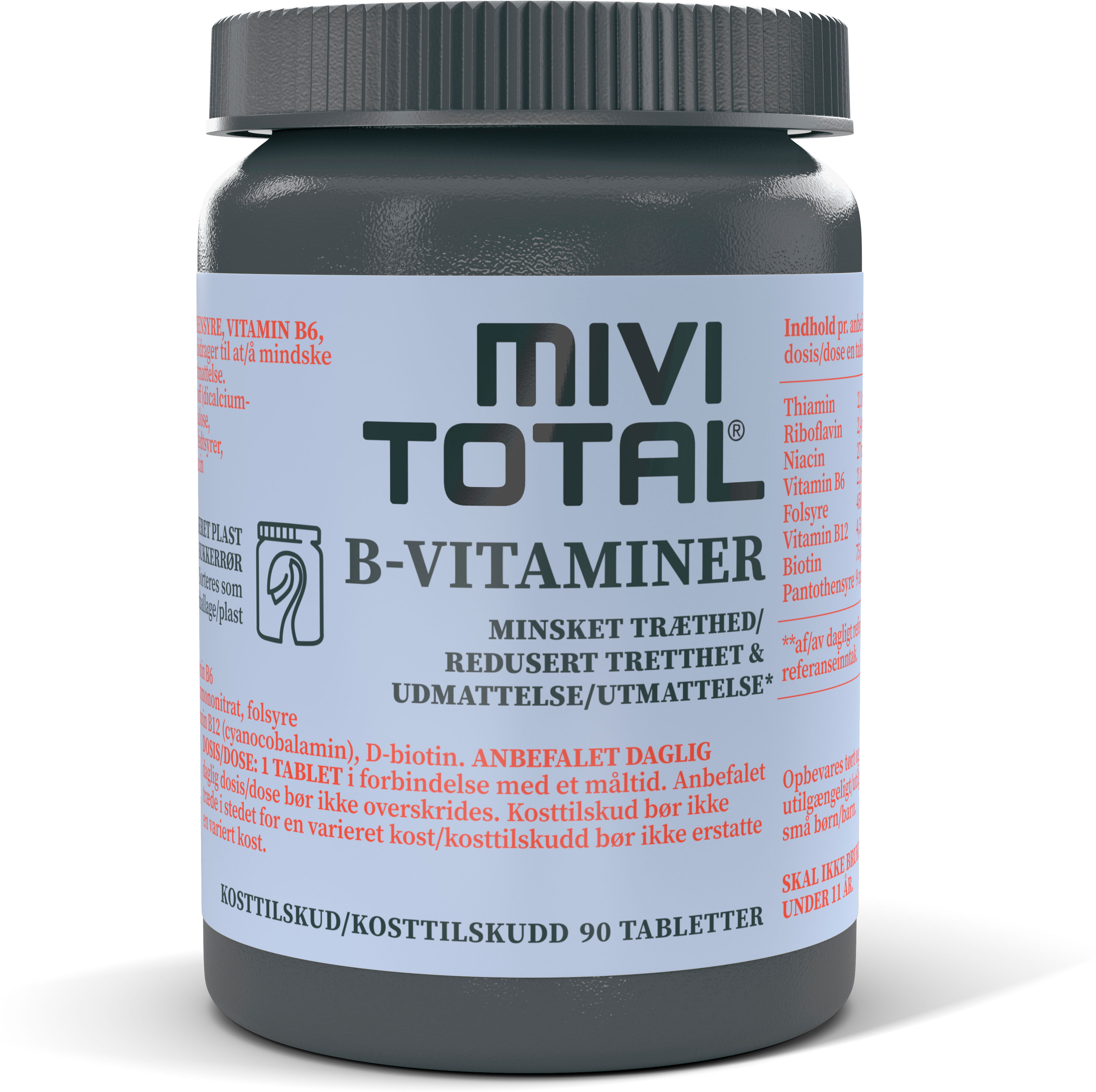 Mivi Total B-vitamin - 90 Tabletter