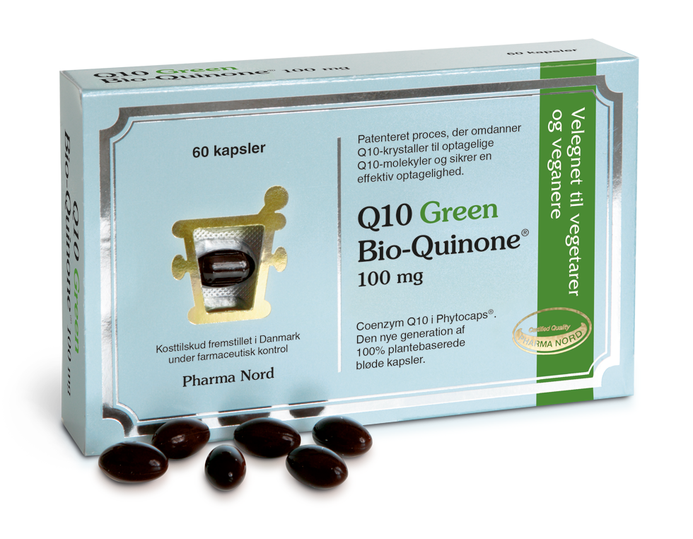 Pharma Nord Q10 Green Bio-Quinone fra Pharma Nord - 100 mg - 60 Kapsler