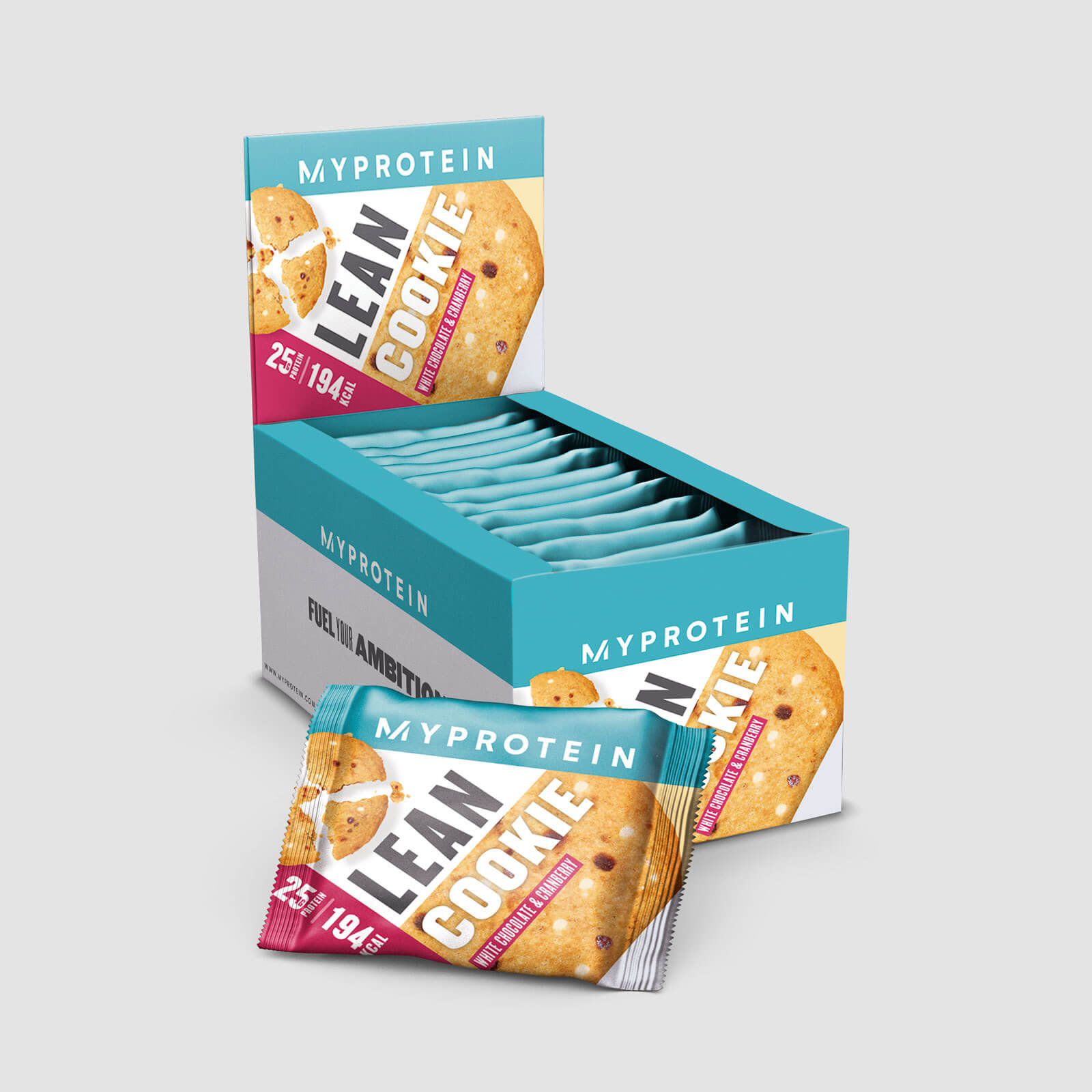 Myprotein Lean Cookie - Tranebær & Hvit sjokolade