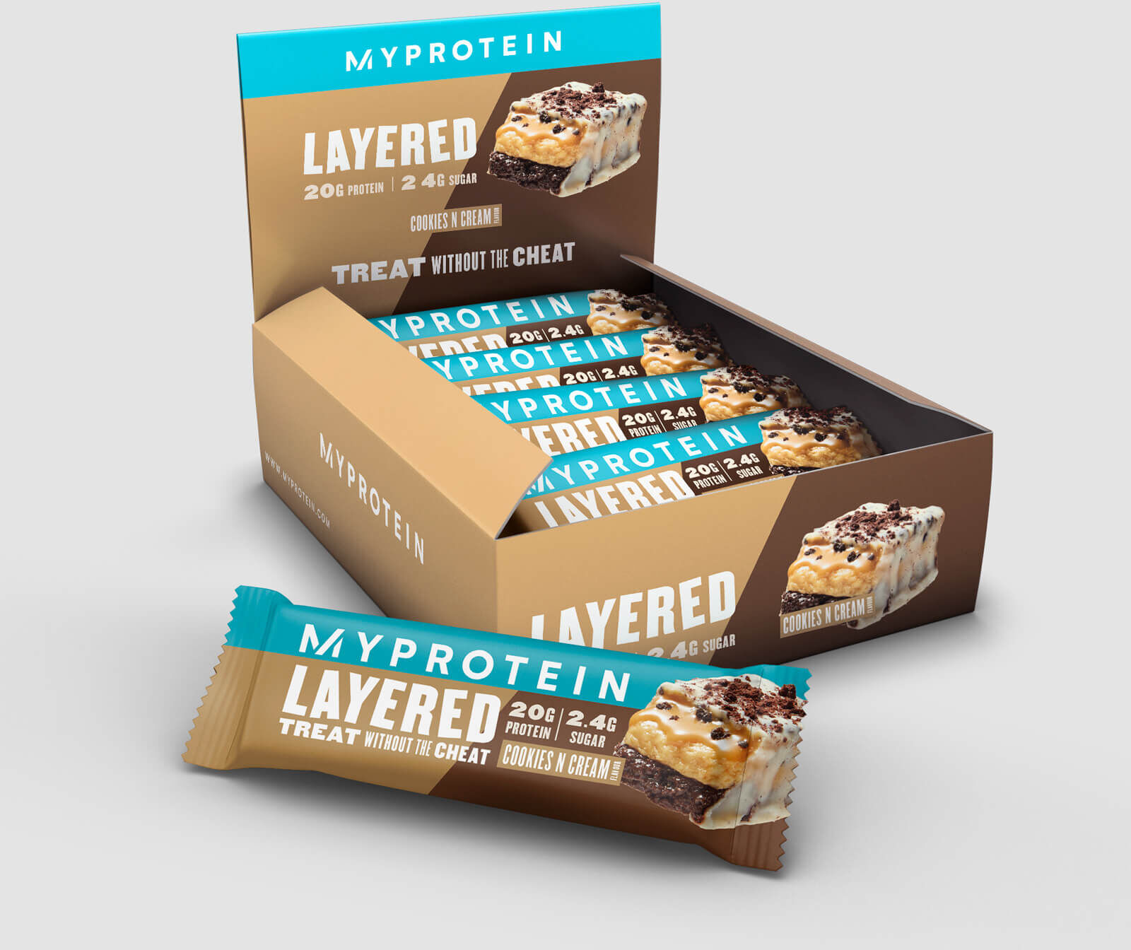 Myprotein 6 Layer Protein Bar - Cookies & Cream