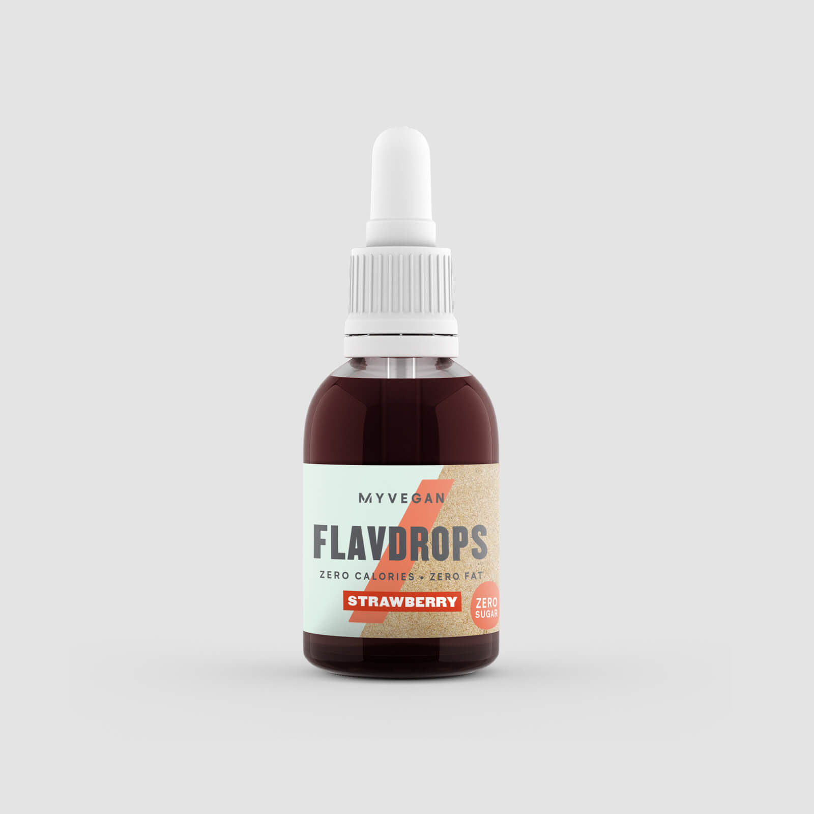 Myvegan FlavDrops™ (Smakstilsetter) - 50ml - Jordbær