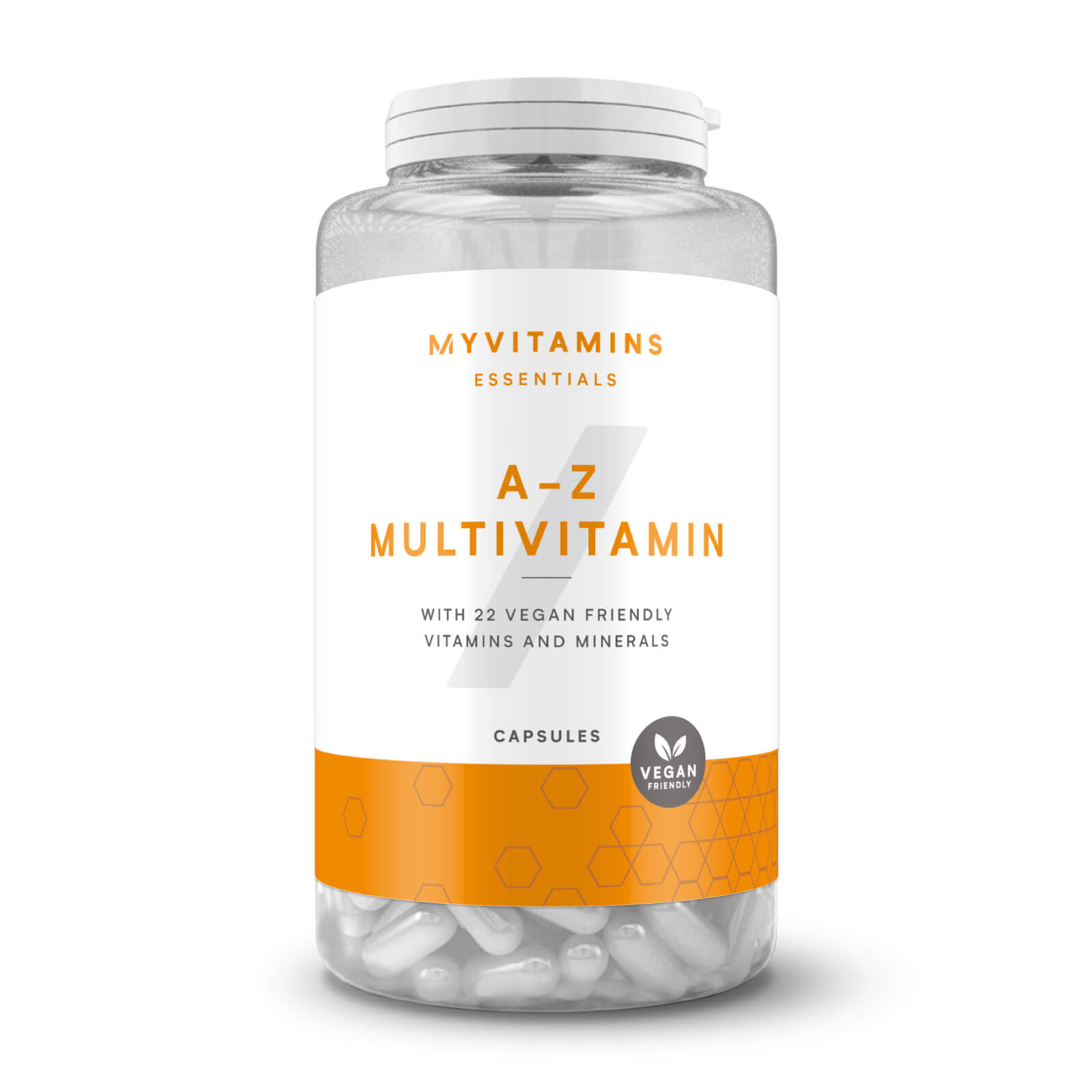 Myvitamins A–Z multivitaminkapsler (vegansk) - 180kapsler