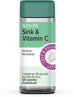 Gevita Sink&vitamin; C Tab