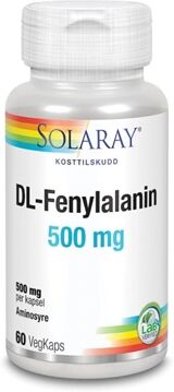 Solaray Dl Fenylalanin Kapsler 500mg