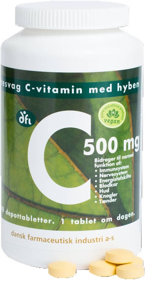 Berthelsen Naturprodukter - C Vitamin med hyben 500Mg