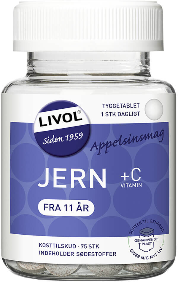 Livol Iron Chewable Tablet Orange Taste