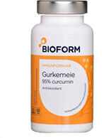 Bioform Gurkemeie med piperin og K2 - stor