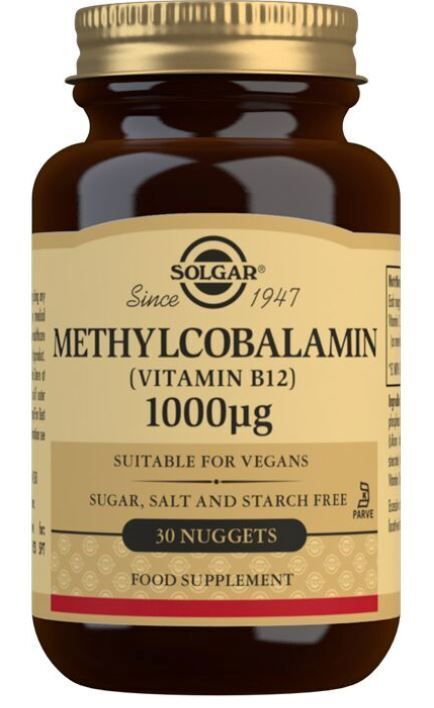 Solgar Norge Solgar B12 Methylcobalamin 1000 mcg