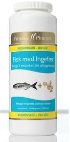 Fitness Pharma Omega 3 med Ingefær - 180 stk.