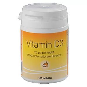 Decamin Trading Vitamin D3 25 ug - 180 tabletter