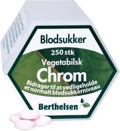 Berthelsen Naturprodukter Berthelsen Krom 125 mcg. - 250 stk