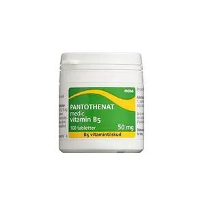 Meda Pantothenat, Vitamin B5 50 mg - 100 tab