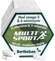 Berthelsen Naturprodukter Berthelsen Multisport - 180 tabletter