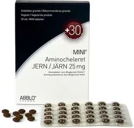 ABBLO Pharma ABBLO Aminocheleret jern, mini 25 mg. - 30 tabl