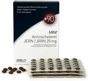 ABBLO Pharma ABBLO Aminocheleret jern, mini 25 mg. - 90 tabl