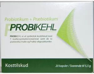 Sanum-Kehlbeck Probikehl pro- og prebiotika, 20 kapsler