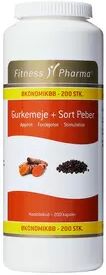 Fitness Pharma Gurkemeie + svart pepper - 200 stk.