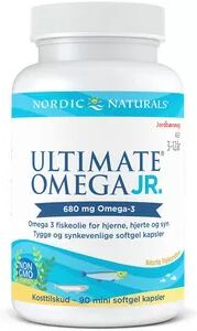 Nordic Naturals Ultimate Omega Junior, jordbær - 90 kap