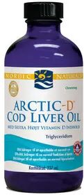 Nordic Naturals Arctic-D torskeleverolje - sitron - 237 ml