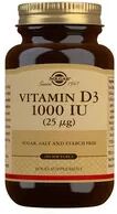 Solgar D3-vitamin 1000IU (25 µg) 250 kapsler