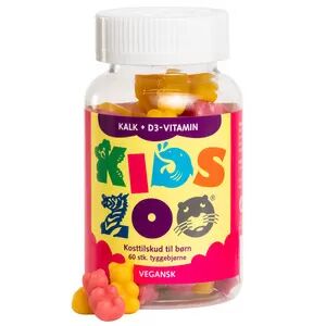 Kids Zoo Kalk + D Vitamin - 60 stk