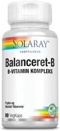 Solaray Balansert B - 90 kapsler