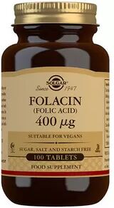 Solgar Folacin folsyre 400 µg - 100 tabl.