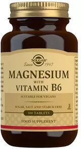 Solgar Magnesium + B6 - 100 tabl