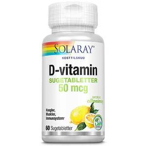 Solaray D-vitamin 50 µg - 60 tab