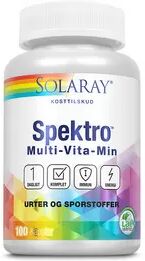 Solaray Spektro Multi-Vita-Min - 100 kapsler