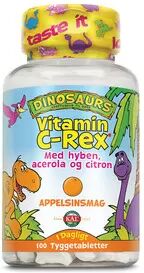 KAL Dinosaurs Vitamin C-Rex - 100 tyggetabletter