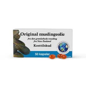 Novasel Blåskjellolje, original (grønnleppede) - 50 kap.
