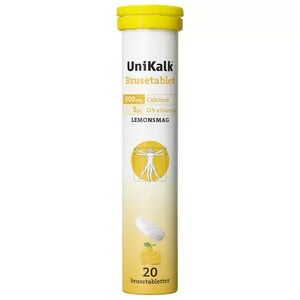 Unikalk Brusetablett Lemon - 20 stk.