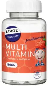 Livol Multivitamin Barn (Jordbær) - 150 tyggetabl.