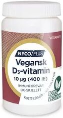 Nycoplus Vegan D3-vitamin tabletter 10µg