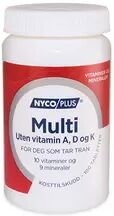 Nycoplus Multi uten A, D og K vitamin tabletter