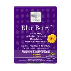 New Nordic Blue Berry original - 120 tabletter