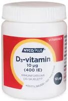 Nycoplus D3-vitamin tabletter 10mcg