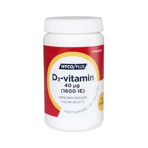 Nycoplus D3-vitamin tabletter 40mcg