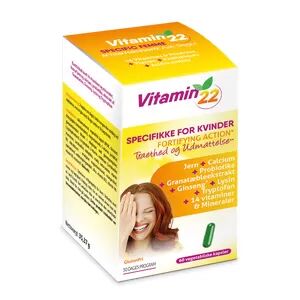 Vitamin'22 Vitamin 22 Spesifikk for kvinner - 60 kaps.